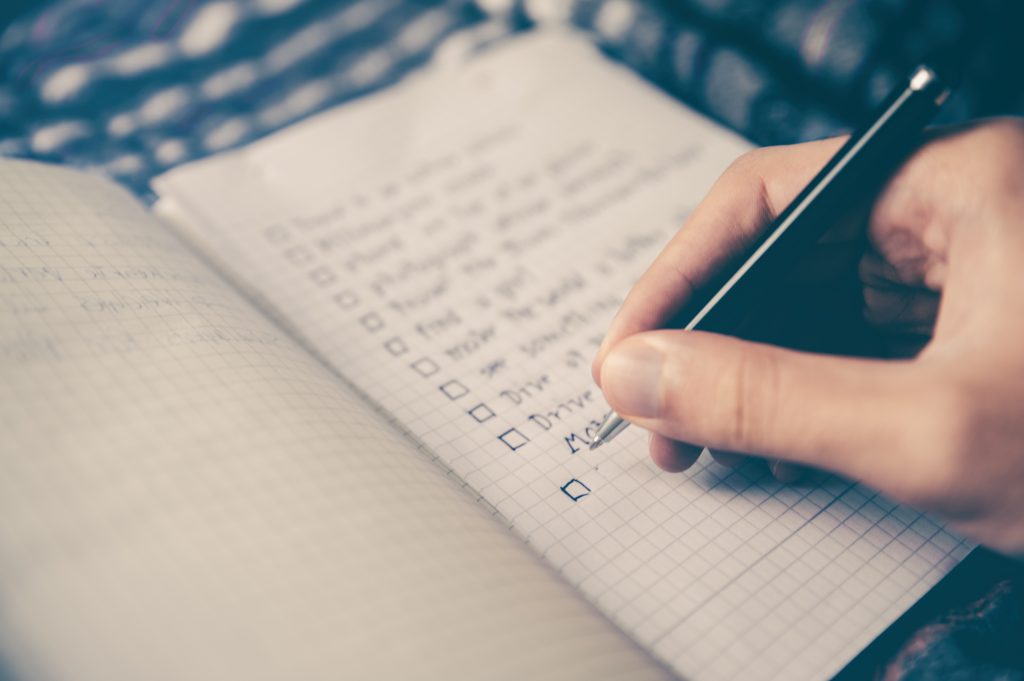 Check list per induction